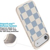 image:imageCasely iPhone 17 Pro Max Case  Seaside Stitch  Vintage Roses  Align SoftTouch Flexible Bumper Case  Compatible with MagSafeFit Check  Light Blue Checkerboard