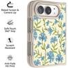 image:imageCasely iPhone 17 Pro Max Case  Seaside Stitch  Vintage Roses  Align SoftTouch Flexible Bumper Case  Compatible with MagSafeGarden Breeze  Seaside Vines
