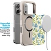 image:imageCasely iPhone 17 Pro Max Case  Seaside Stitch  Vintage Roses  Align SoftTouch Flexible Bumper Case  Compatible with MagSafeGarden Breeze  Seaside Vines