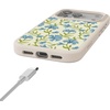 image:imageCasely iPhone 17 Pro Max Case  Seaside Stitch  Vintage Roses  Align SoftTouch Flexible Bumper Case  Compatible with MagSafeGarden Breeze  Seaside Vines