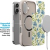 image:imageCasely iPhone 17 Pro Max Case  Seaside Stitch  Vintage Roses  Align SoftTouch Flexible Bumper Case  Compatible with MagSafeGarden Breeze  Seaside Vines