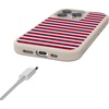 image:imageCasely iPhone 17 Pro Max Case  Seaside Stitch  Vintage Roses  Align SoftTouch Flexible Bumper Case  Compatible with MagSafeHarbor Stripe  Dockside