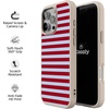 image:imageCasely iPhone 17 Pro Max Case  Seaside Stitch  Vintage Roses  Align SoftTouch Flexible Bumper Case  Compatible with MagSafeHarbor Stripe  Dockside