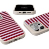 image:imageCasely iPhone 17 Pro Max Case  Seaside Stitch  Vintage Roses  Align SoftTouch Flexible Bumper Case  Compatible with MagSafeHarbor Stripe  Dockside