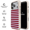 image:imageCasely iPhone 17 Pro Max Case  Seaside Stitch  Vintage Roses  Align SoftTouch Flexible Bumper Case  Compatible with MagSafeHarbor Stripe  Dockside