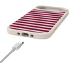 image:imageCasely iPhone 17 Pro Max Case  Seaside Stitch  Vintage Roses  Align SoftTouch Flexible Bumper Case  Compatible with MagSafeHarbor Stripe  Dockside
