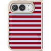image:imageCasely iPhone 17 Pro Max Case  Seaside Stitch  Vintage Roses  Align SoftTouch Flexible Bumper Case  Compatible with MagSafeHarbor Stripe  Dockside