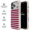 image:imageCasely iPhone 17 Pro Max Case  Seaside Stitch  Vintage Roses  Align SoftTouch Flexible Bumper Case  Compatible with MagSafeHarbor Stripe  Dockside