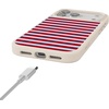 image:imageCasely iPhone 17 Pro Max Case  Seaside Stitch  Vintage Roses  Align SoftTouch Flexible Bumper Case  Compatible with MagSafeHarbor Stripe  Dockside