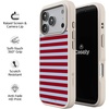image:imageCasely iPhone 17 Pro Max Case  Seaside Stitch  Vintage Roses  Align SoftTouch Flexible Bumper Case  Compatible with MagSafeHarbor Stripe  Dockside