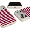 image:imageCasely iPhone 17 Pro Max Case  Seaside Stitch  Vintage Roses  Align SoftTouch Flexible Bumper Case  Compatible with MagSafeHarbor Stripe  Dockside