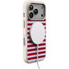image:imageCasely iPhone 17 Pro Max Case  Seaside Stitch  Vintage Roses  Align SoftTouch Flexible Bumper Case  Compatible with MagSafeHarbor Stripe  Dockside