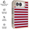 image:imageCasely iPhone 17 Pro Max Case  Seaside Stitch  Vintage Roses  Align SoftTouch Flexible Bumper Case  Compatible with MagSafeHarbor Stripe  Dockside