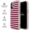 image:imageCasely iPhone 17 Pro Max Case  Seaside Stitch  Vintage Roses  Align SoftTouch Flexible Bumper Case  Compatible with MagSafeHarbor Stripe  Dockside