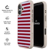 image:imageCasely iPhone 17 Pro Max Case  Seaside Stitch  Vintage Roses  Align SoftTouch Flexible Bumper Case  Compatible with MagSafeHarbor Stripe  Dockside