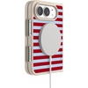 image:imageCasely iPhone 17 Pro Max Case  Seaside Stitch  Vintage Roses  Align SoftTouch Flexible Bumper Case  Compatible with MagSafeHarbor Stripe  Dockside