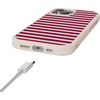 image:imageCasely iPhone 17 Pro Max Case  Seaside Stitch  Vintage Roses  Align SoftTouch Flexible Bumper Case  Compatible with MagSafeHarbor Stripe  Dockside