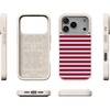 image:imageCasely iPhone 17 Pro Max Case  Seaside Stitch  Vintage Roses  Align SoftTouch Flexible Bumper Case  Compatible with MagSafeHarbor Stripe  Dockside