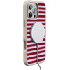 image:imageCasely iPhone 17 Pro Max Case  Seaside Stitch  Vintage Roses  Align SoftTouch Flexible Bumper Case  Compatible with MagSafeHarbor Stripe  Dockside