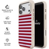 image:imageCasely iPhone 17 Pro Max Case  Seaside Stitch  Vintage Roses  Align SoftTouch Flexible Bumper Case  Compatible with MagSafeHarbor Stripe  Dockside