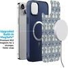 image:imageCasely iPhone 17 Pro Max Case  Seaside Stitch  Vintage Roses  Align SoftTouch Flexible Bumper Case  Compatible with MagSafeSeahorse Drift  Coastal Blues
