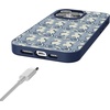 image:imageCasely iPhone 17 Pro Max Case  Seaside Stitch  Vintage Roses  Align SoftTouch Flexible Bumper Case  Compatible with MagSafeSeahorse Drift  Coastal Blues