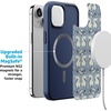 image:imageCasely iPhone 17 Pro Max Case  Seaside Stitch  Vintage Roses  Align SoftTouch Flexible Bumper Case  Compatible with MagSafeSeahorse Drift  Coastal Blues