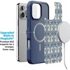 image:imageCasely iPhone 17 Pro Max Case  Seaside Stitch  Vintage Roses  Align SoftTouch Flexible Bumper Case  Compatible with MagSafeSeahorse Drift  Coastal Blues