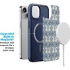 image:imageCasely iPhone 17 Pro Max Case  Seaside Stitch  Vintage Roses  Align SoftTouch Flexible Bumper Case  Compatible with MagSafeSeahorse Drift  Coastal Blues