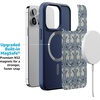 image:imageCasely iPhone 17 Pro Max Case  Seaside Stitch  Vintage Roses  Align SoftTouch Flexible Bumper Case  Compatible with MagSafeSeahorse Drift  Coastal Blues