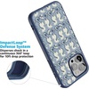 image:imageCasely iPhone 17 Pro Max Case  Seaside Stitch  Vintage Roses  Align SoftTouch Flexible Bumper Case  Compatible with MagSafeSeahorse Drift  Coastal Blues
