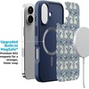 image:imageCasely iPhone 17 Pro Max Case  Seaside Stitch  Vintage Roses  Align SoftTouch Flexible Bumper Case  Compatible with MagSafeSeahorse Drift  Coastal Blues
