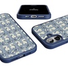 image:imageCasely iPhone 17 Pro Max Case  Seaside Stitch  Vintage Roses  Align SoftTouch Flexible Bumper Case  Compatible with MagSafeSeahorse Drift  Coastal Blues