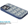 image:imageCasely iPhone 17 Pro Max Case  Seaside Stitch  Vintage Roses  Align SoftTouch Flexible Bumper Case  Compatible with MagSafeSeahorse Drift  Coastal Blues
