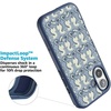 image:imageCasely iPhone 17 Pro Max Case  Seaside Stitch  Vintage Roses  Align SoftTouch Flexible Bumper Case  Compatible with MagSafeSeahorse Drift  Coastal Blues