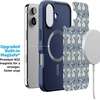 image:imageCasely iPhone 17 Pro Max Case  Seaside Stitch  Vintage Roses  Align SoftTouch Flexible Bumper Case  Compatible with MagSafeSeahorse Drift  Coastal Blues