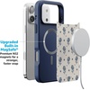 image:imageCasely iPhone 17 Pro Max Case  Seaside Stitch  Vintage Roses  Align SoftTouch Flexible Bumper Case  Compatible with MagSafeSeaside Stitch  Vintage Roses