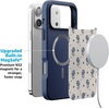 image:imageCasely iPhone 17 Pro Max Case  Seaside Stitch  Vintage Roses  Align SoftTouch Flexible Bumper Case  Compatible with MagSafeSeaside Stitch  Vintage Roses