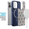 image:imageCasely iPhone 17 Pro Max Case  Seaside Stitch  Vintage Roses  Align SoftTouch Flexible Bumper Case  Compatible with MagSafeSeaside Stitch  Vintage Roses