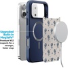image:imageCasely iPhone 17 Pro Max Case  Seaside Stitch  Vintage Roses  Align SoftTouch Flexible Bumper Case  Compatible with MagSafeSeaside Stitch  Vintage Roses