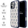 image:imageCasely iPhone 17 Pro Max Case  Seaside Stitch  Vintage Roses  Align SoftTouch Flexible Bumper Case  Compatible with MagSafeSeaside Stitch  Vintage Roses