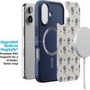 image:imageCasely iPhone 17 Pro Max Case  Seaside Stitch  Vintage Roses  Align SoftTouch Flexible Bumper Case  Compatible with MagSafeSeaside Stitch  Vintage Roses