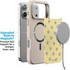 image:imageCasely iPhone 17 Pro Max Case  Seaside Stitch  Vintage Roses  Align SoftTouch Flexible Bumper Case  Compatible with MagSafeShine Bright  Butter Yellow Stars