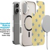 image:imageCasely iPhone 17 Pro Max Case  Seaside Stitch  Vintage Roses  Align SoftTouch Flexible Bumper Case  Compatible with MagSafeShine Bright  Butter Yellow Stars