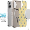 image:imageCasely iPhone 17 Pro Max Case  Seaside Stitch  Vintage Roses  Align SoftTouch Flexible Bumper Case  Compatible with MagSafeShine Bright  Butter Yellow Stars