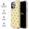 image:imageCasely iPhone 17 Pro Max Case  Seaside Stitch  Vintage Roses  Align SoftTouch Flexible Bumper Case  Compatible with MagSafeShine Bright  Butter Yellow Stars