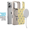 image:imageCasely iPhone 17 Pro Max Case  Seaside Stitch  Vintage Roses  Align SoftTouch Flexible Bumper Case  Compatible with MagSafeShine Bright  Butter Yellow Stars
