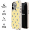 image:imageCasely iPhone 17 Pro Max Case  Seaside Stitch  Vintage Roses  Align SoftTouch Flexible Bumper Case  Compatible with MagSafeShine Bright  Butter Yellow Stars