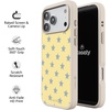 image:imageCasely iPhone 17 Pro Max Case  Seaside Stitch  Vintage Roses  Align SoftTouch Flexible Bumper Case  Compatible with MagSafeShine Bright  Butter Yellow Stars
