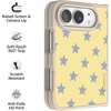 image:imageCasely iPhone 17 Pro Max Case  Seaside Stitch  Vintage Roses  Align SoftTouch Flexible Bumper Case  Compatible with MagSafeShine Bright  Butter Yellow Stars